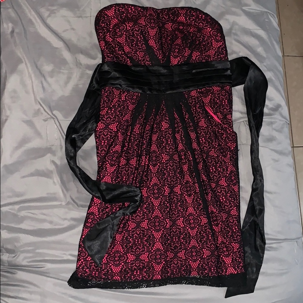 Pink & Black dress